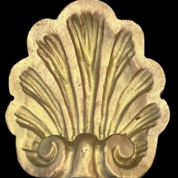 Vintage House Hollywood Regency Gold Tone Curtain Drapery Holds~Lot of 2 - Picture 5 of 10